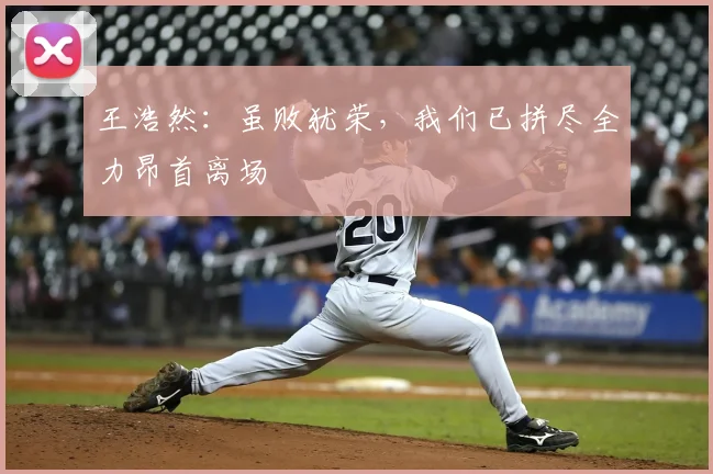 王浩然：虽败犹荣，我们已拼尽全力昂首离场