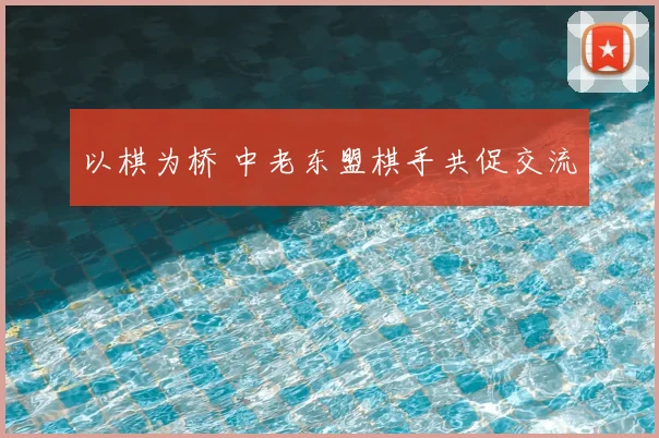 以棋为桥 中老东盟棋手共促交流